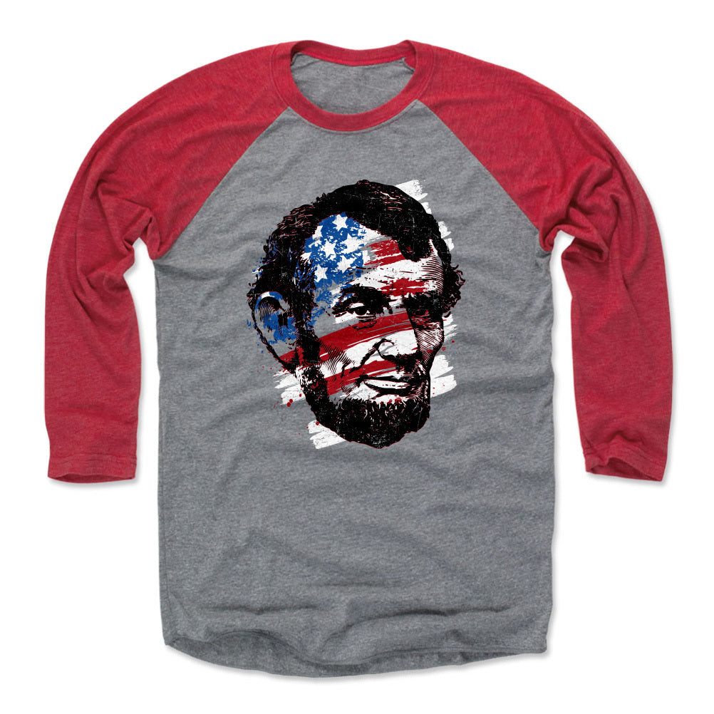 Abraham Lincoln Men&#39;s Baseball T-Shirt | 500 LEVEL