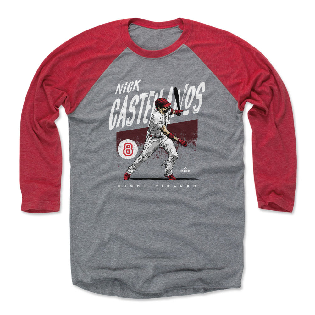 Nick Castellanos Men&#39;s Baseball T-Shirt | 500 LEVEL