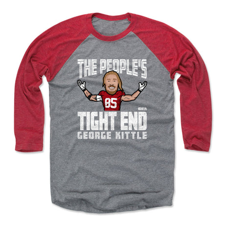 George Kittle Men's Baseball T-Shirt | 500 LEVEL