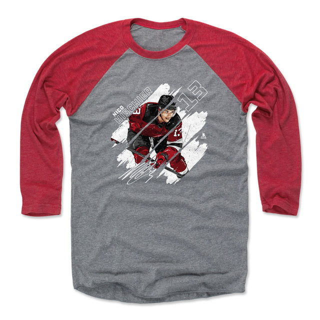 Nico Hischier Men's Baseball T-Shirt | 500 LEVEL