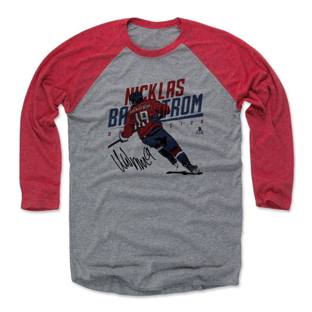 Nicklas Backstrom Men's Baseball T-Shirt | 500 LEVEL