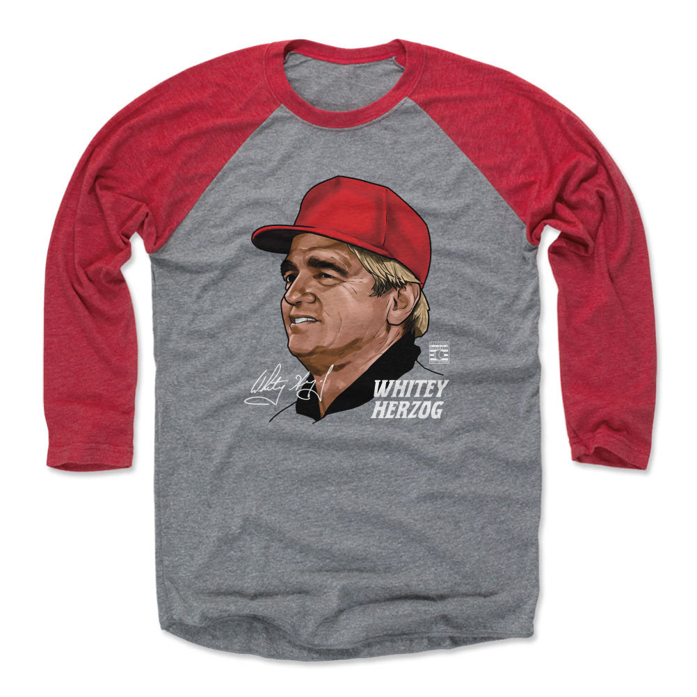 Whitey Herzog Men&#39;s Baseball T-Shirt | 500 LEVEL