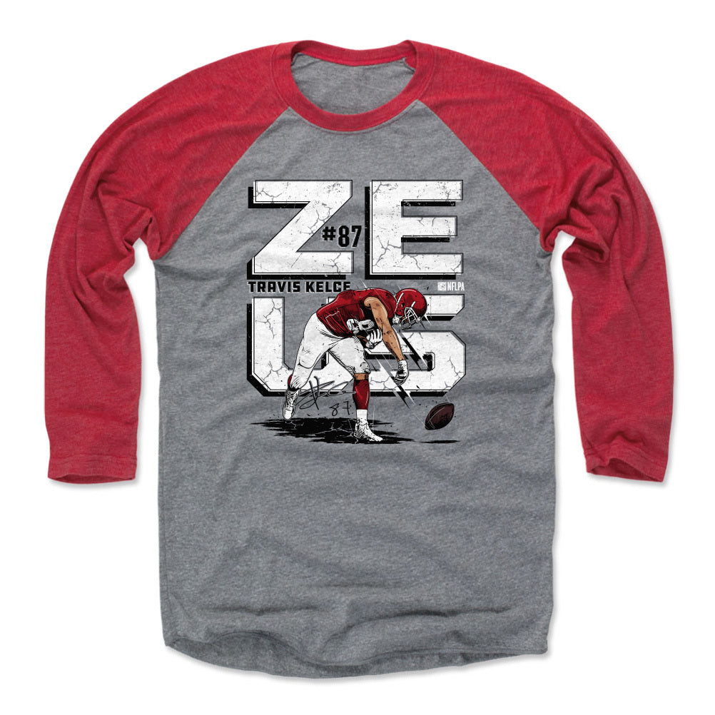 Travis Kelce Men's Baseball T-Shirt | 500 LEVEL