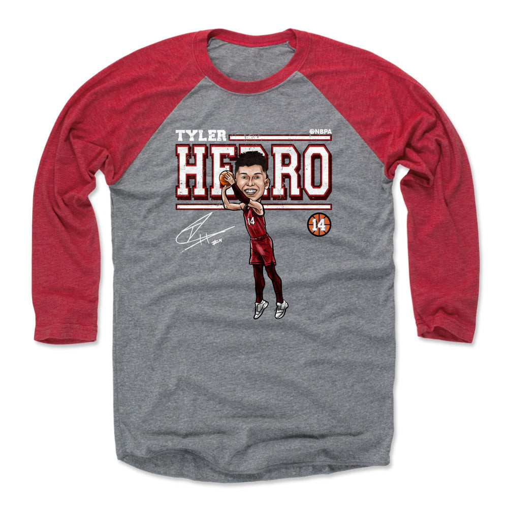 Tyler Herro Baseball Tee Shirt, Miami Basketball Men's Baseball T-Shirt