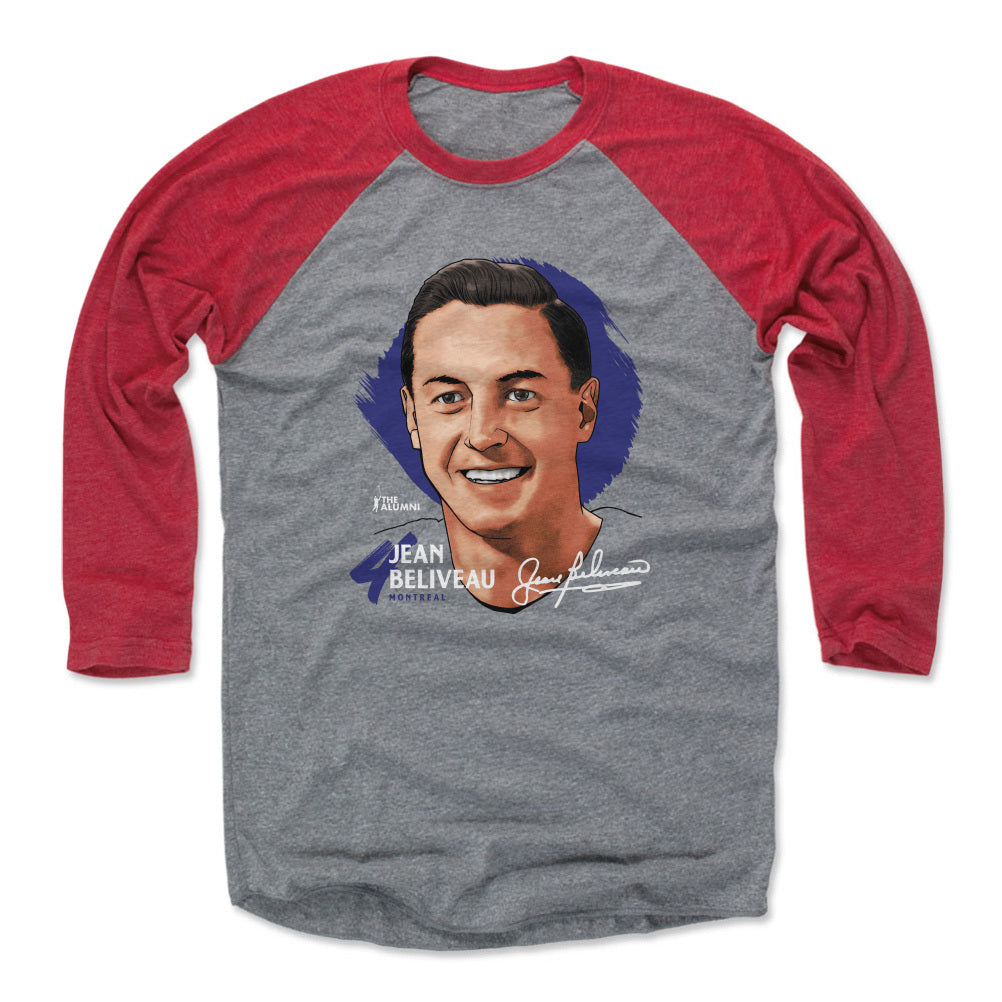 Jean Beliveau Men's Baseball T-Shirt | 500 LEVEL