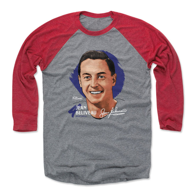 Jean Beliveau Men's Baseball T-Shirt | 500 LEVEL