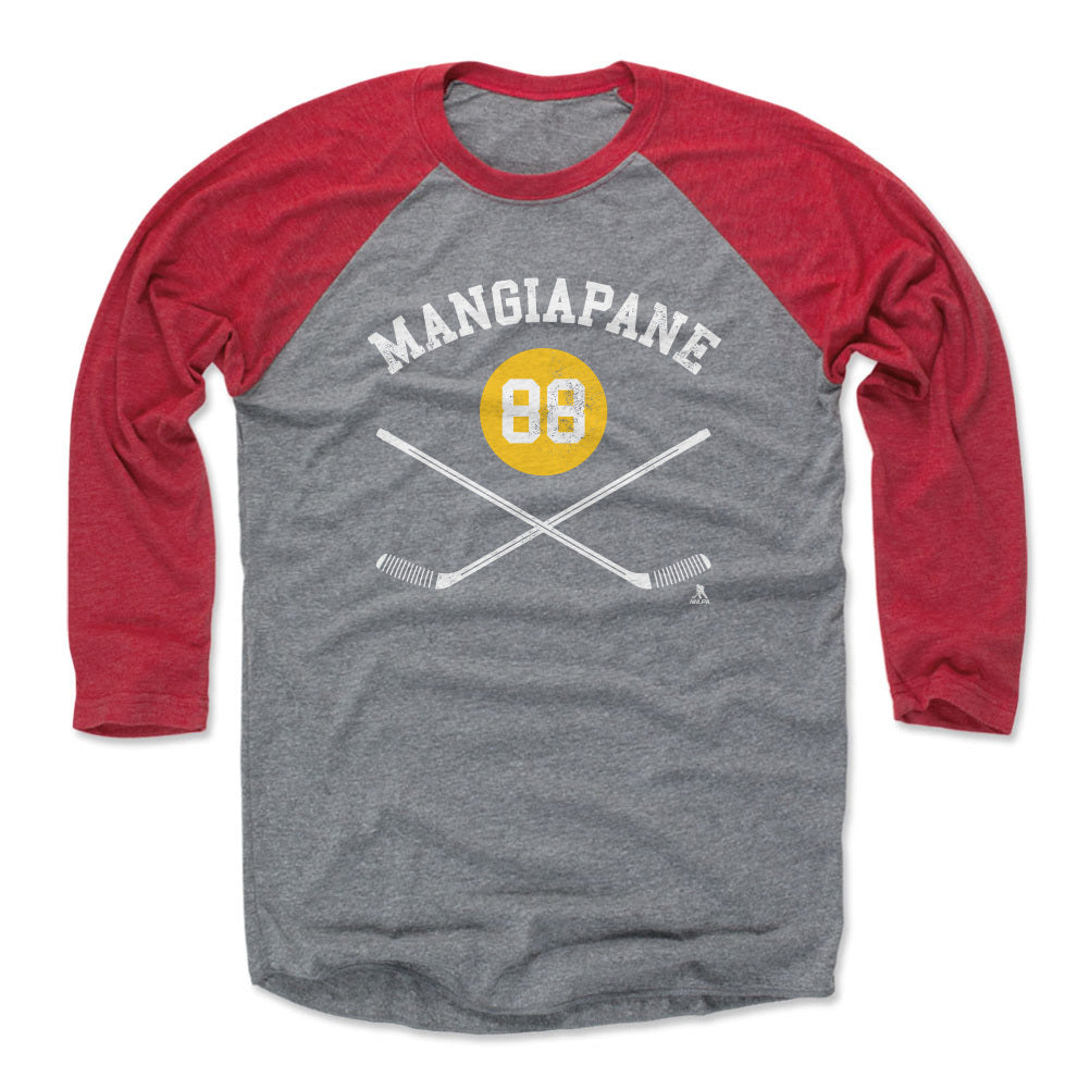 Andrew Mangiapane Men&#39;s Baseball T-Shirt | 500 LEVEL