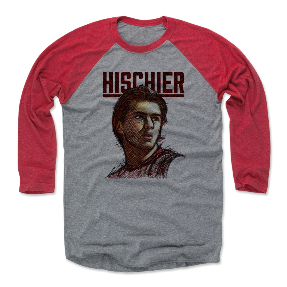 Nico Hischier Men's Baseball T-Shirt | 500 LEVEL