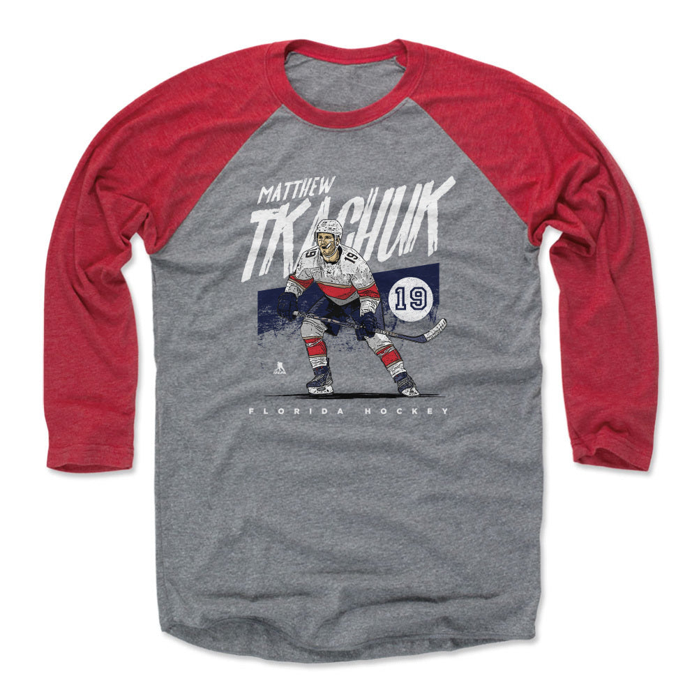Matthew Tkachuk Men&#39;s Baseball T-Shirt | 500 LEVEL