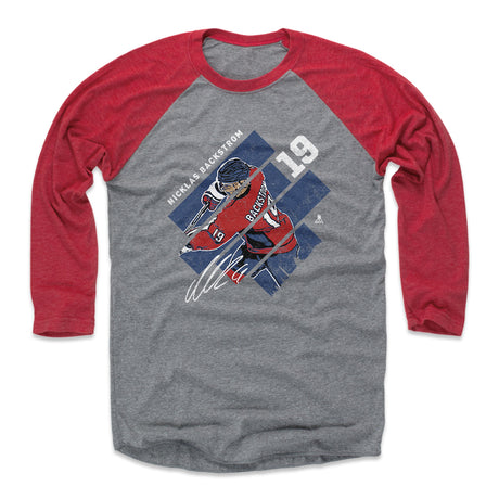 Nicklas Backstrom Men's Baseball T-Shirt | 500 LEVEL