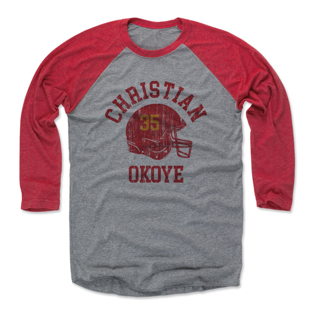 Christian Okoye Men&#39;s Baseball T-Shirt | 500 LEVEL