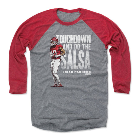 Isiah Pacheco Men's Baseball T-Shirt | 500 LEVEL