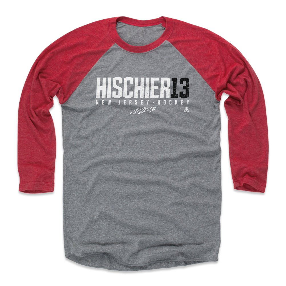 Nico Hischier Men's Baseball T-Shirt | 500 LEVEL