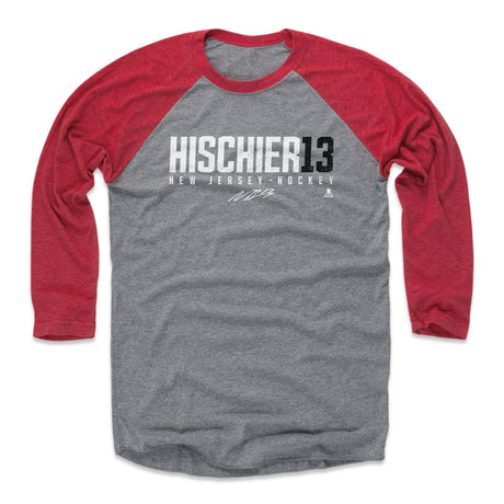 Nico Hischier Men's Baseball T-Shirt | 500 LEVEL
