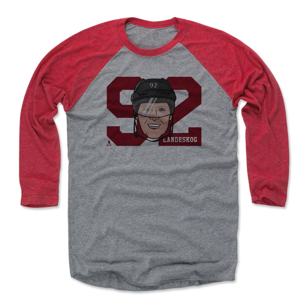 Gabriel Landeskog Men's Baseball T-Shirt | 500 LEVEL