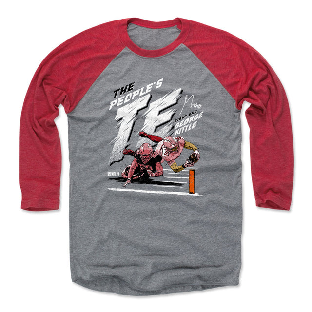George Kittle Men's Baseball T-Shirt | 500 LEVEL