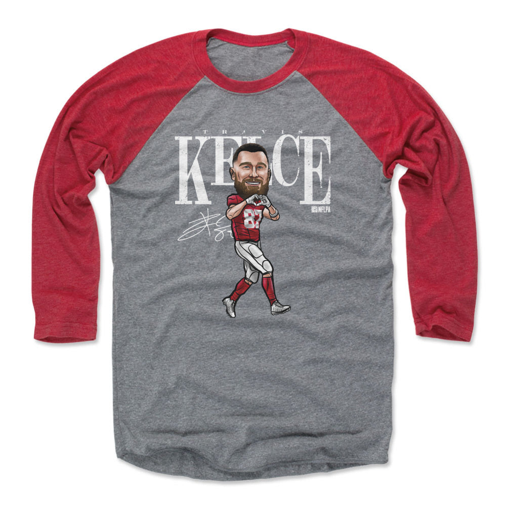 Travis Kelce Men's Baseball T-Shirt | 500 LEVEL