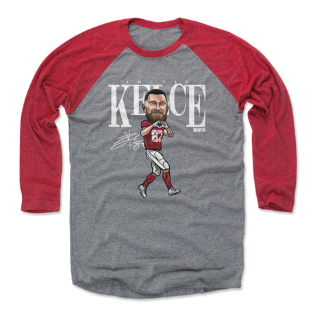 Travis Kelce Men's Baseball T-Shirt | 500 LEVEL