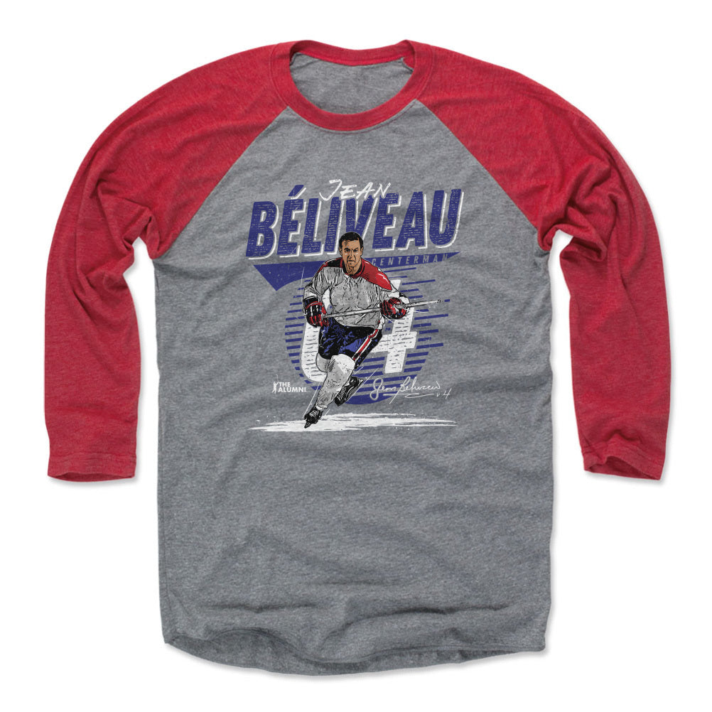 Jean Beliveau Men&#39;s Baseball T-Shirt | 500 LEVEL