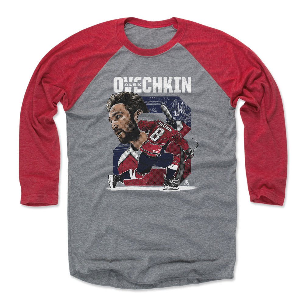 Alex Ovechkin Men's Baseball T-Shirt | 500 LEVEL
