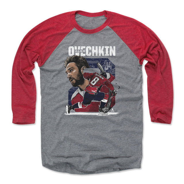 Alex Ovechkin Men's Baseball T-Shirt | 500 LEVEL