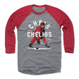 Chris Chelios Men's Baseball T-Shirt | 500 LEVEL