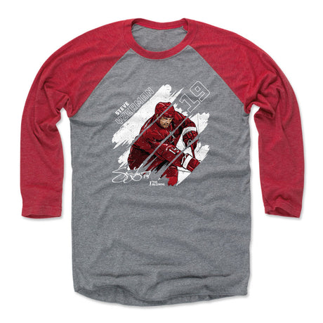 Steve Yzerman Men's Baseball T-Shirt | 500 LEVEL