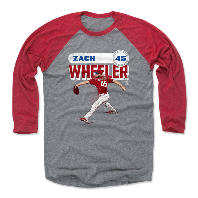 Zack Wheeler Men's Baseball T-Shirt | 500 LEVEL