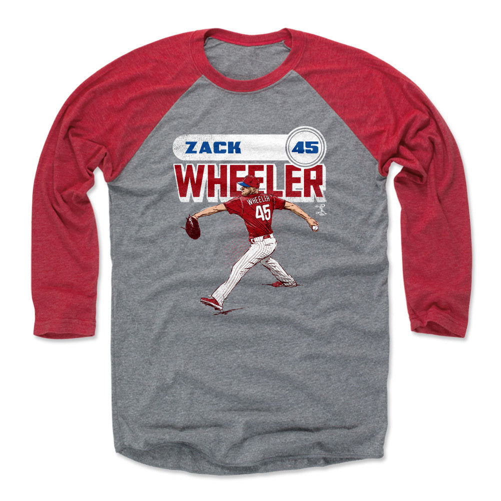 Zack Wheeler Men&#39;s Baseball T-Shirt | 500 LEVEL