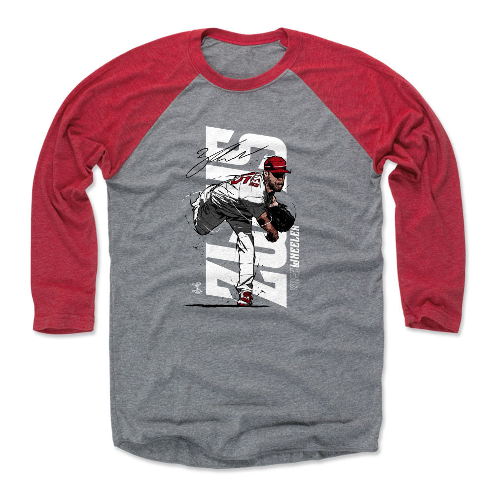 Zack Wheeler Men&#39;s Baseball T-Shirt | 500 LEVEL