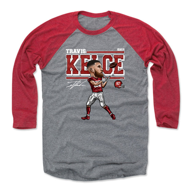 Travis Kelce Men's Baseball T-Shirt | 500 LEVEL