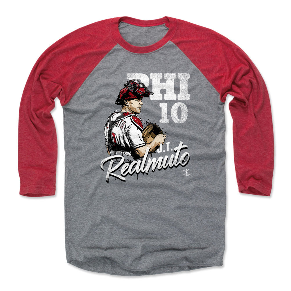J.T. Realmuto Baseball Tee Shirt, Philadelphia Baseball Men's Baseball T- Shirt