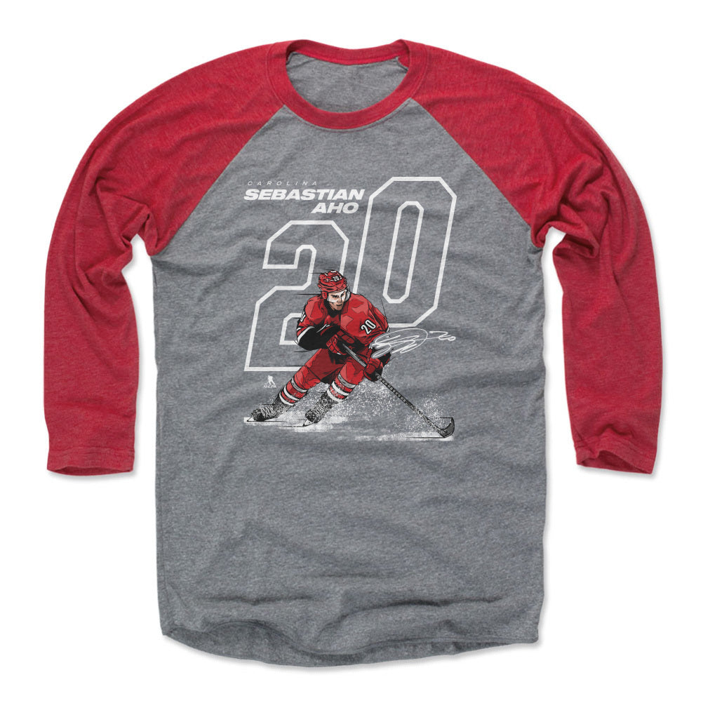 Sebastian Aho Men's Baseball T-Shirt | 500 LEVEL