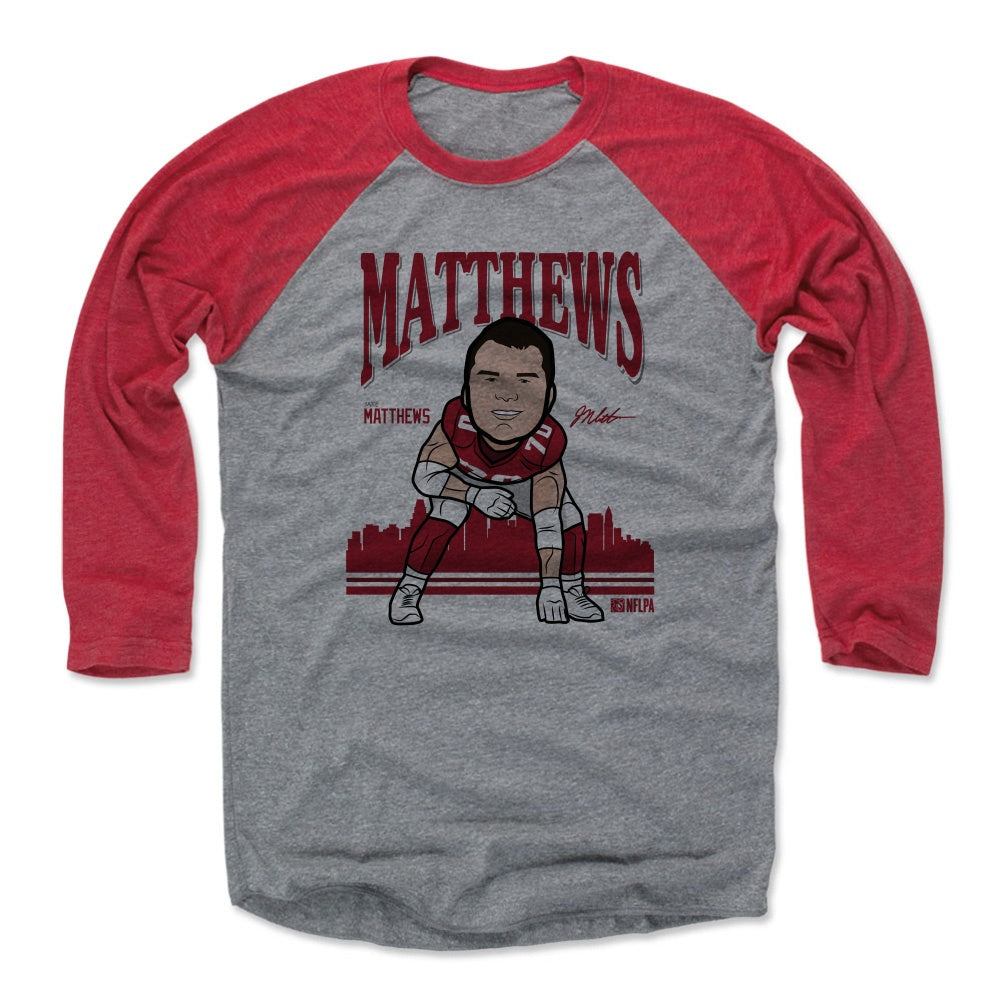 Jake Matthews Men&#39;s Baseball T-Shirt | 500 LEVEL