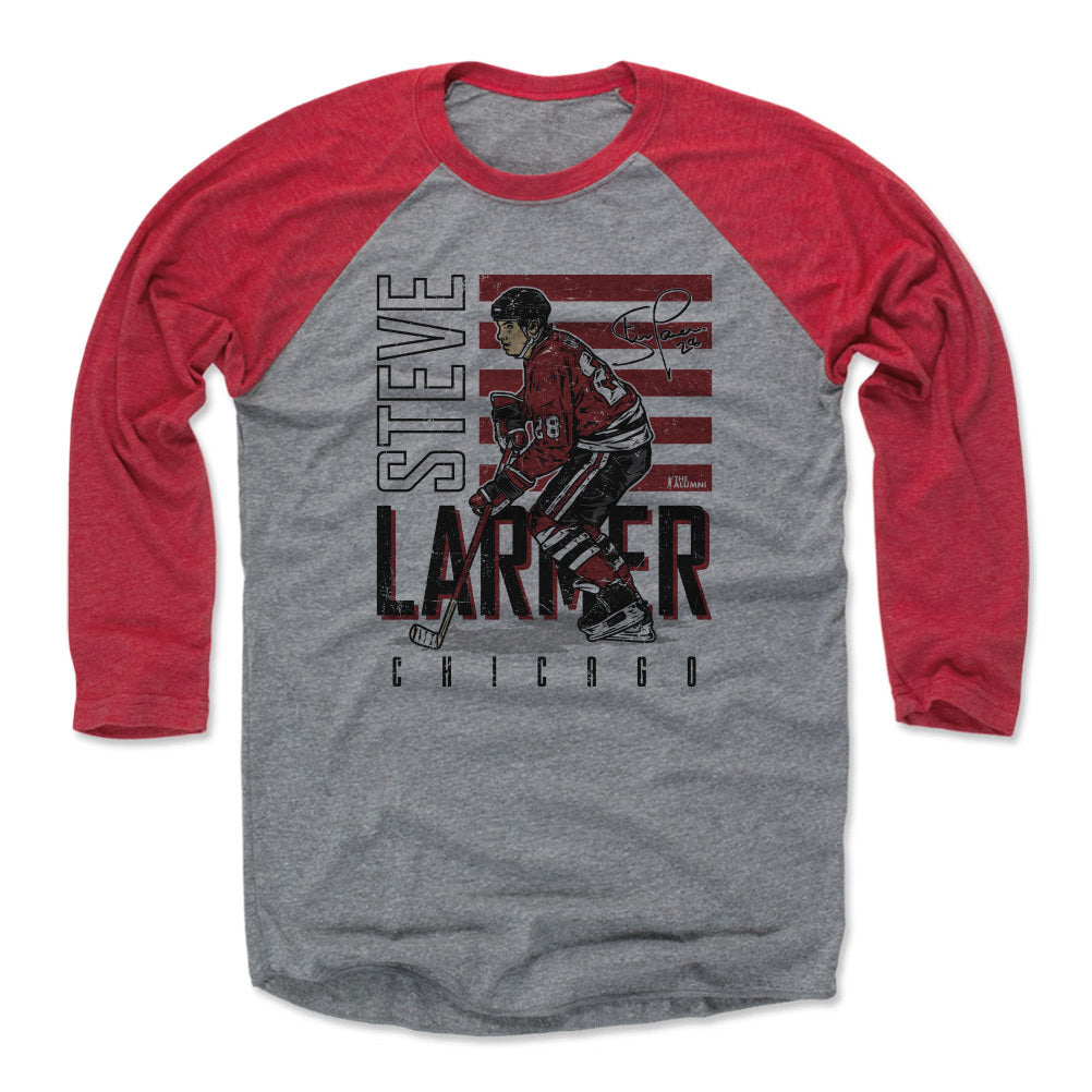Steve Larmer Men&#39;s Baseball T-Shirt | 500 LEVEL