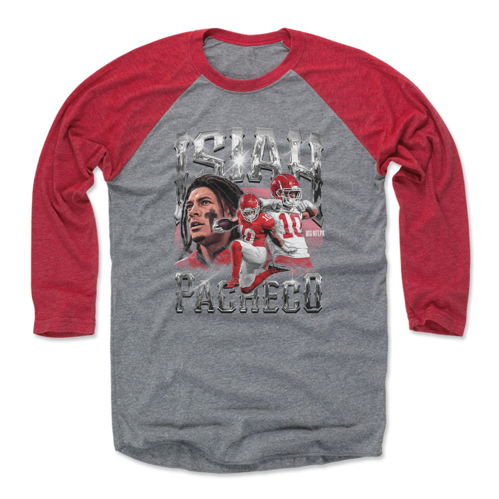 Isiah Pacheco Men's Baseball T-Shirt | 500 LEVEL