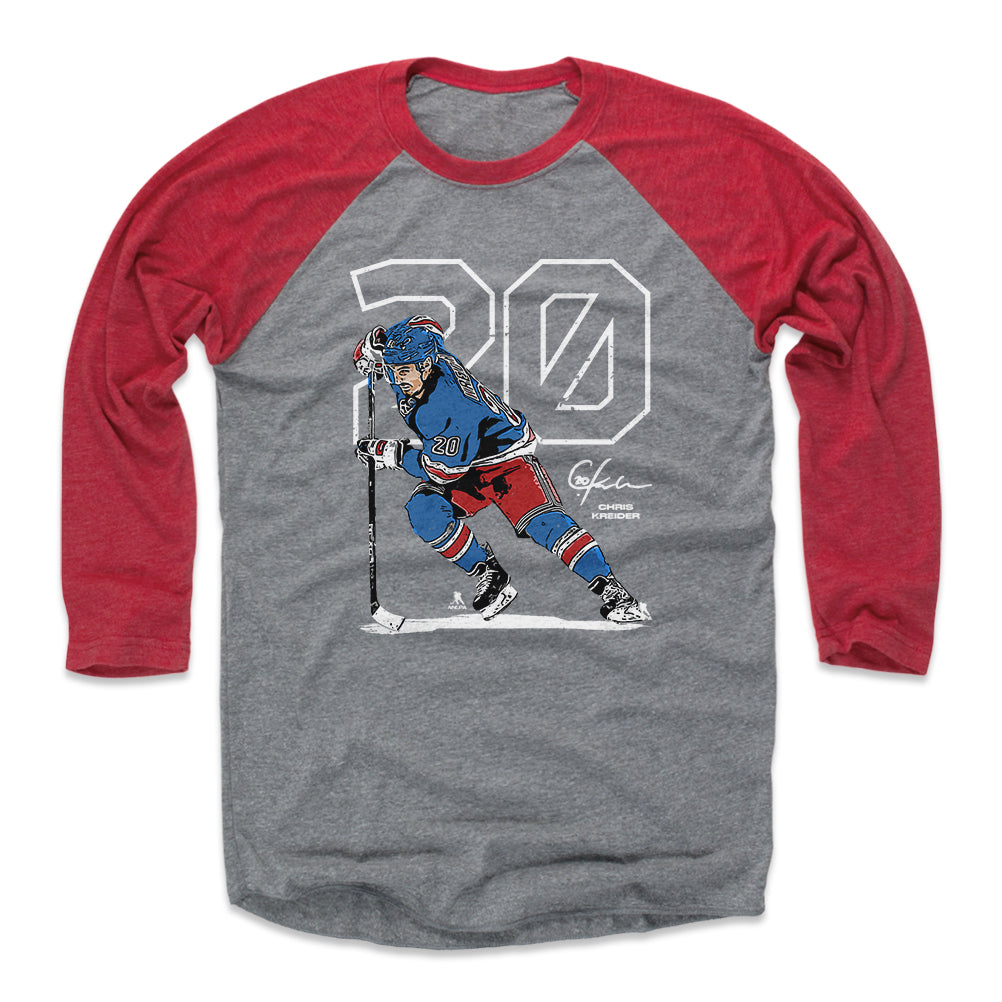 Chris Kreider Men&#39;s Baseball T-Shirt | 500 LEVEL