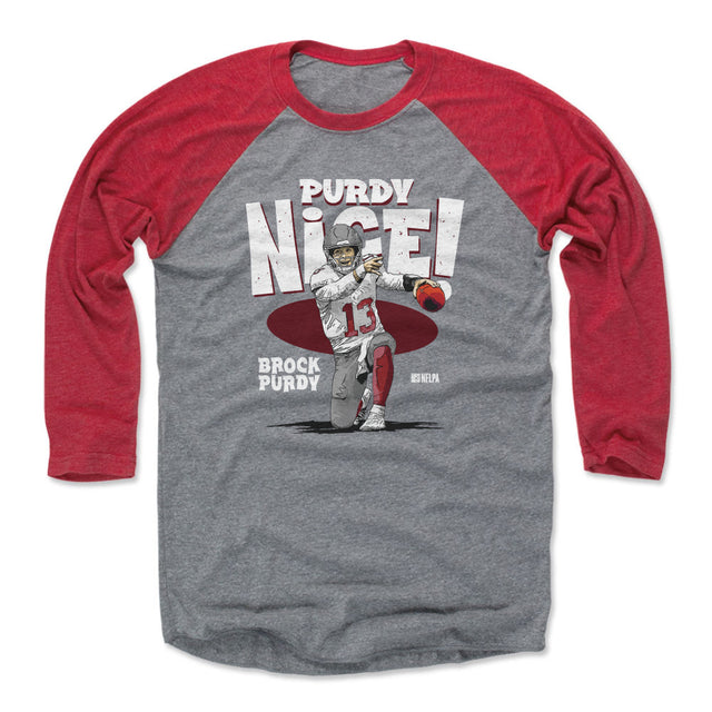 Brock Purdy Men's Baseball T-Shirt | 500 LEVEL