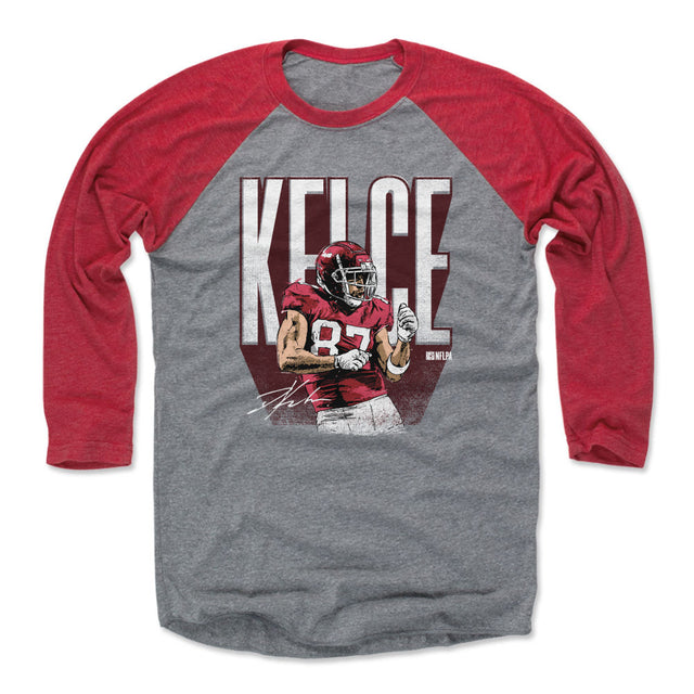 Travis Kelce Men's Baseball T-Shirt | 500 LEVEL