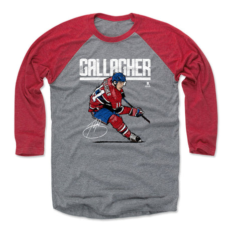 Brendan Gallagher Men's Baseball T-Shirt | 500 LEVEL