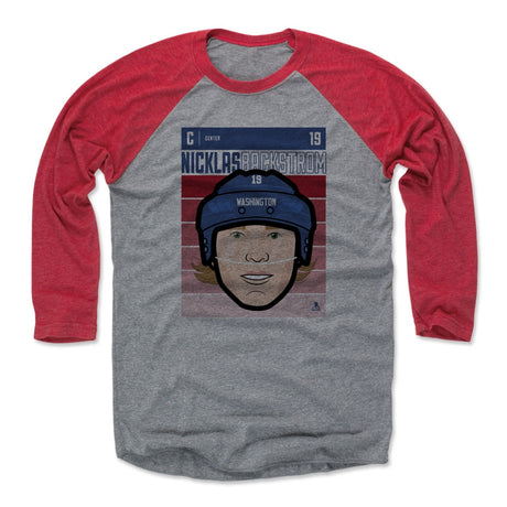 Nicklas Backstrom Men's Baseball T-Shirt | 500 LEVEL