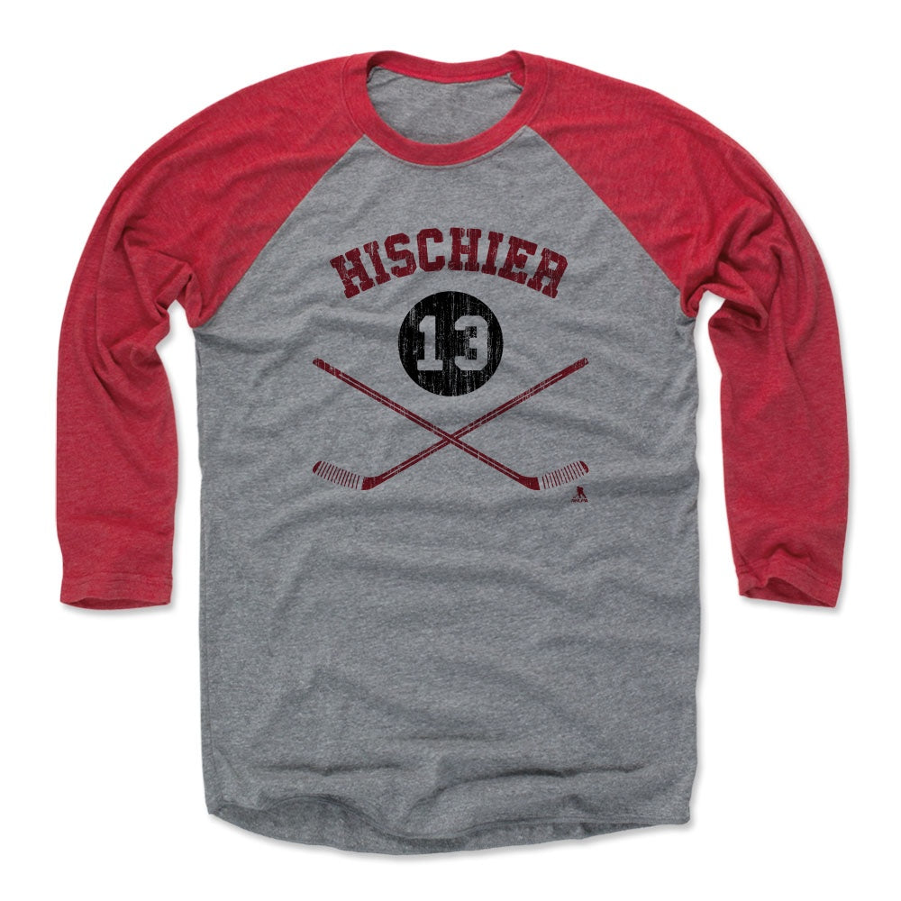 Nico Hischier Men's Baseball T-Shirt | 500 LEVEL