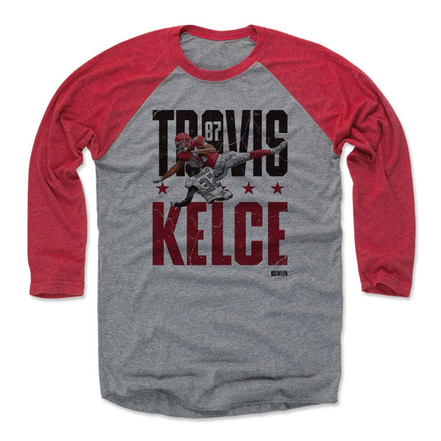 Travis Kelce Men's Baseball T-Shirt | 500 LEVEL