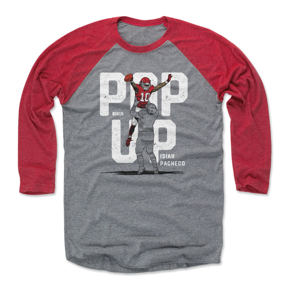 Isiah Pacheco Men's Baseball T-Shirt | 500 LEVEL