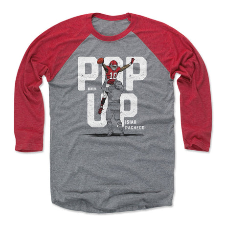 Isiah Pacheco Men's Baseball T-Shirt | 500 LEVEL