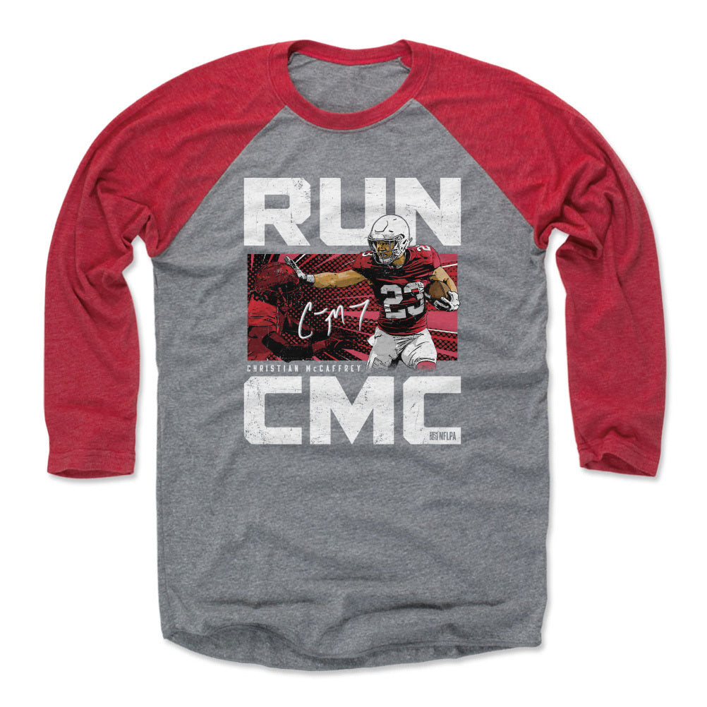 Christian McCaffrey Men's Baseball T-Shirt | 500 LEVEL