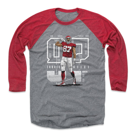 Travis Kelce Men's Baseball T-Shirt | 500 LEVEL
