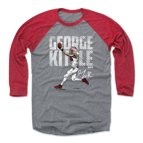 George Kittle Men's Baseball T-Shirt | 500 LEVEL