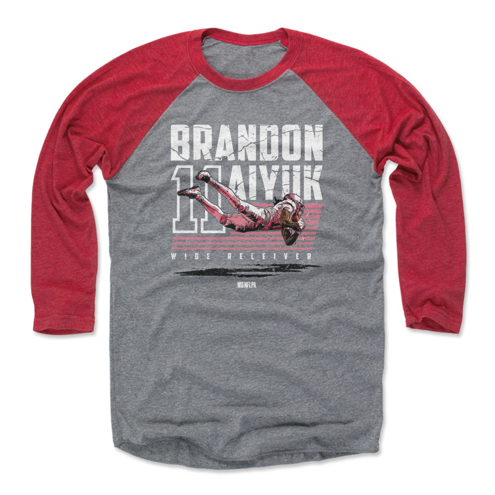 Brandon Aiyuk Men&#39;s Baseball T-Shirt | 500 LEVEL