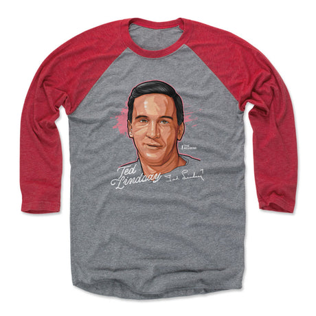 Ted Lindsay Men's Baseball T-Shirt | 500 LEVEL